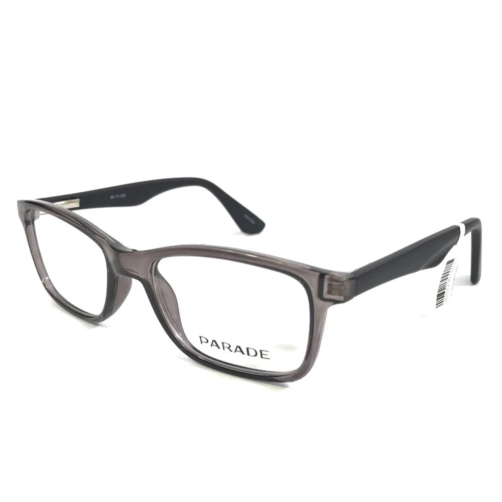 Parade Eyeglasses Frames 1810 GREY/BLACK Rectangle Full Rim 50-17-135